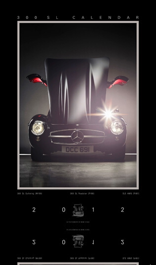 auto.de-Weihnachtsgewinnspiel: Mercedes-Benz 300 SL Kalender 2012