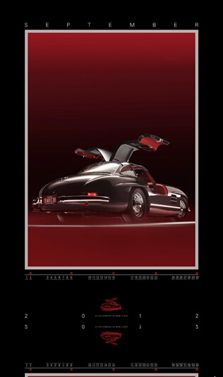 auto.de-Weihnachtsgewinnspiel: Mercedes-Benz 300 SL Kalender 2012