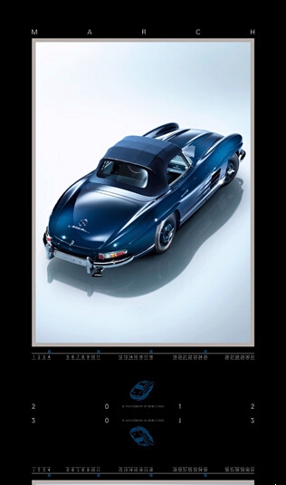 auto.de-Weihnachtsgewinnspiel: Mercedes-Benz 300 SL Kalender 2012