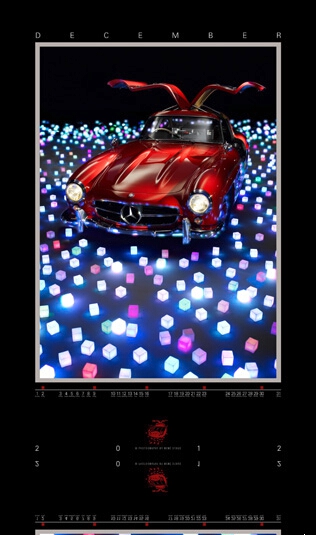 auto.de-Weihnachtsgewinnspiel: Mercedes-Benz 300 SL Kalender 2012