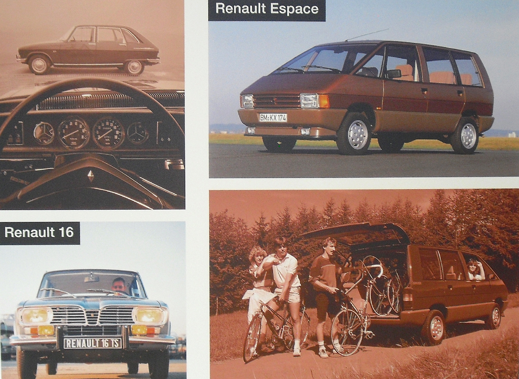 ... über R16 und die Großraumlimousine Espace ... 