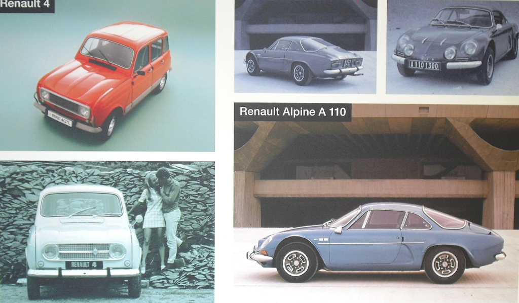 ... über R4 und Alpine A110 sowie ... 