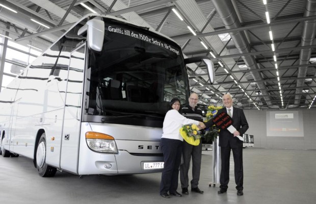 1 500 Setra-Busse rollen durch Schweden
