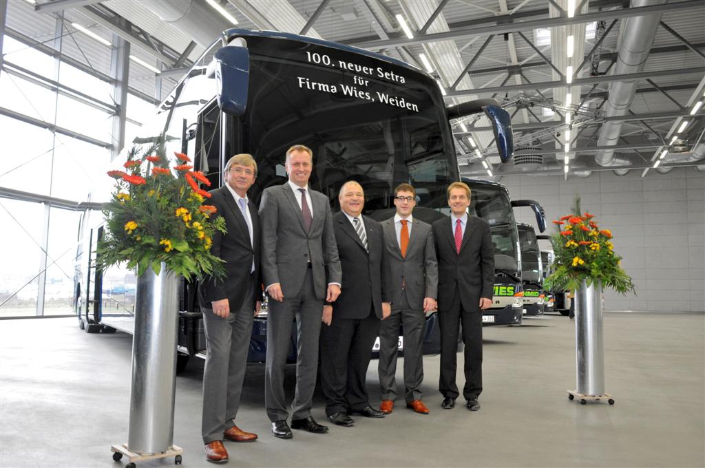 100. Setra für Busunternehmen Wies