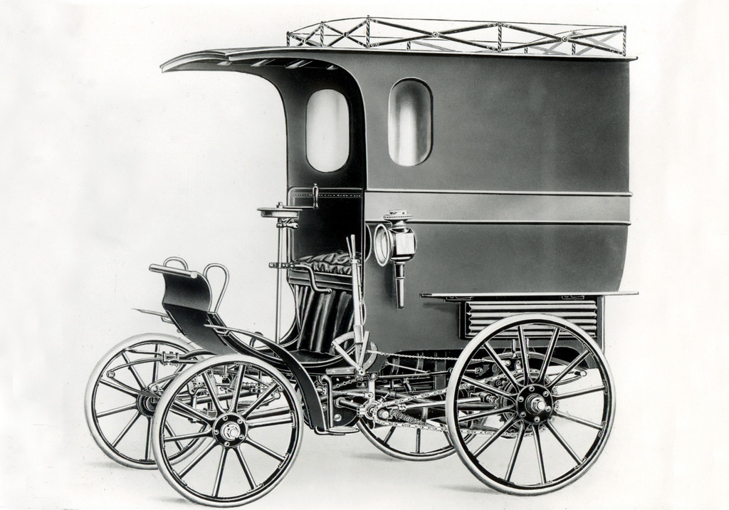 150 Jahre Opel: Das erste Nutzfahrzeug von Opel auf Basis des Patent-Motorwagens. Im Volksmund auch 