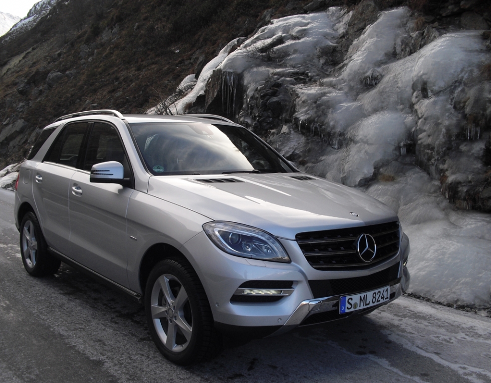 4Matic serienmäßig: Mercedes-M-Klasse auf Timmelsjoch-Hochalpenstraße. Fotos: Koch