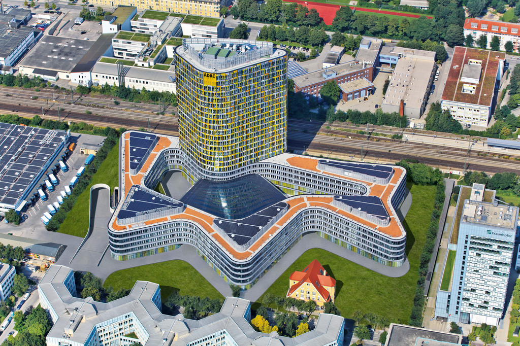ADAC-Neubau in München.