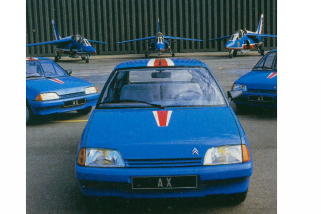 Auch die Kunstflieger der französischen Luftwaffe setzten auf den Citroen AX