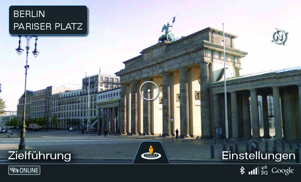 Audi Connect und Google Street View bieten Navigation mit realitätsgetreuer Straßenansichten