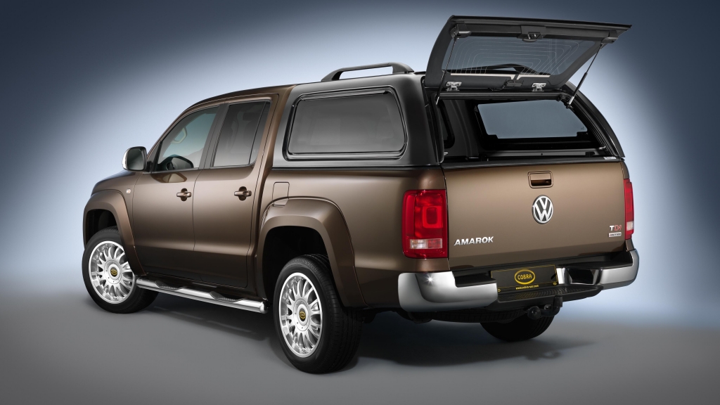 Cobra veredelt VW Amarok: Hardtop, Frontbügel und Alu-Räder für den Wolfsburger Pickup