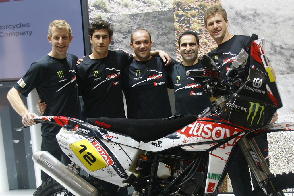 Dakar 2012: Husqvarna startet mit fünf TE 449 RR