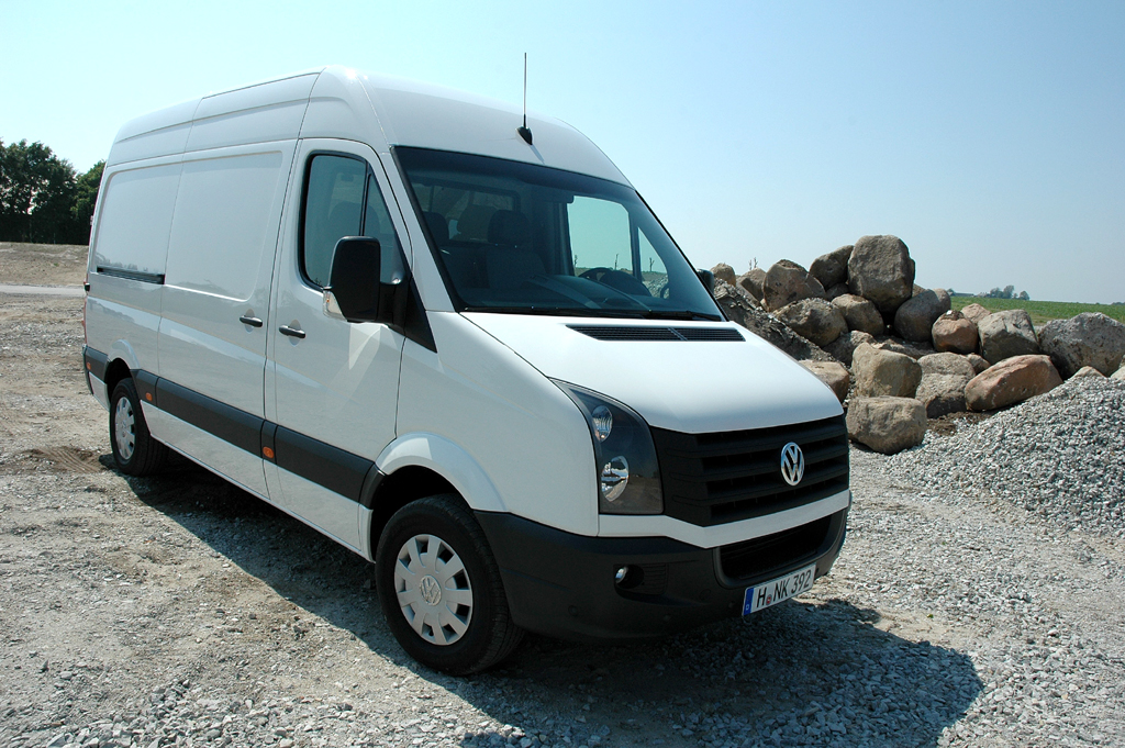 Die Dynamik auf dem Nutzfahrzeug-Markt, hier der neue VW Crafter, hält an.