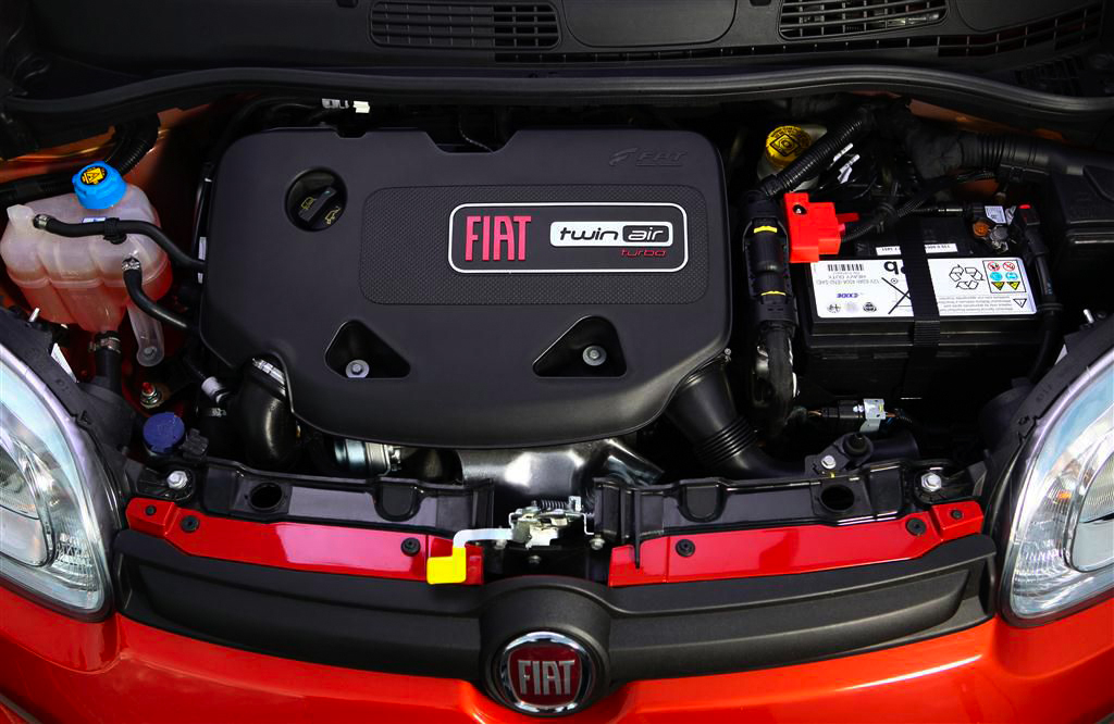 Fiat Panda: Blick unter die Haube, hier beim TwinAir-Turbo. 