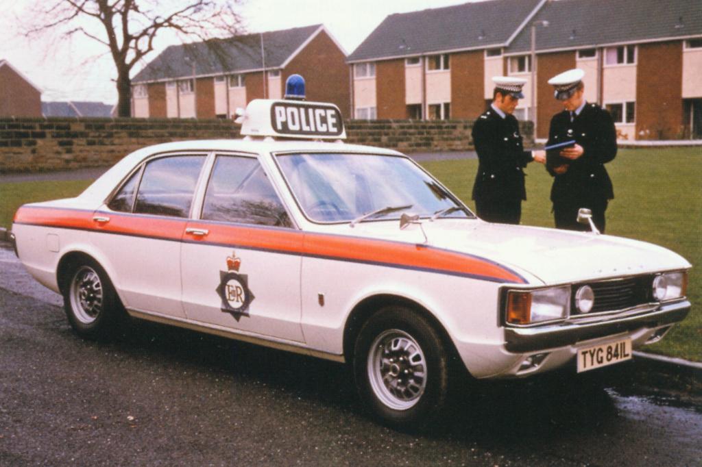 In England war der Consul als Polizeiauto im Einsatz