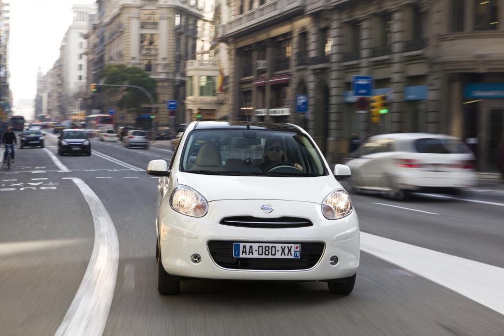 In der Stadt fühlt sich der Micra am wohlsten