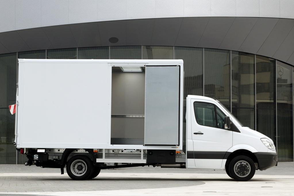Leichte Kofferaufbauten für den Mercedes-Benz Sprinter