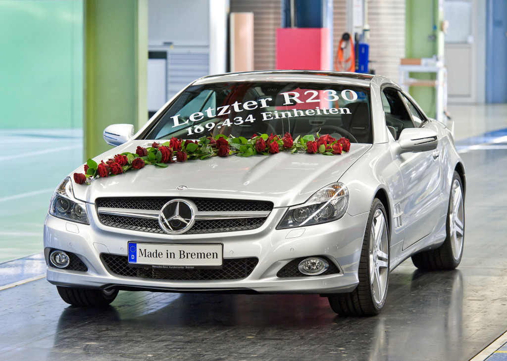 Letzter Mercedes-Benz SL der aktuellen Baureihe verlässt das Werk-Bremen