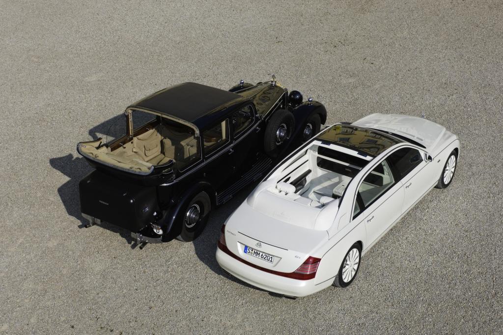 Maybach Landaulet alt und neu