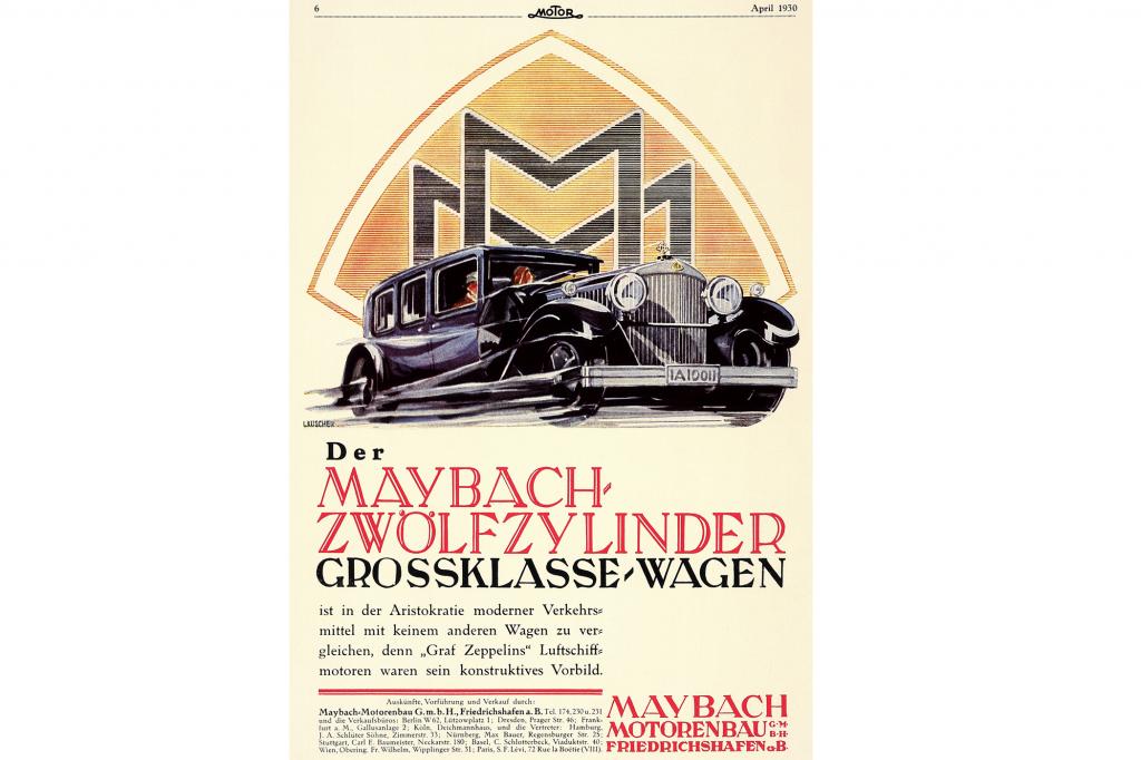 Maybach Zwölzylinder, 1930