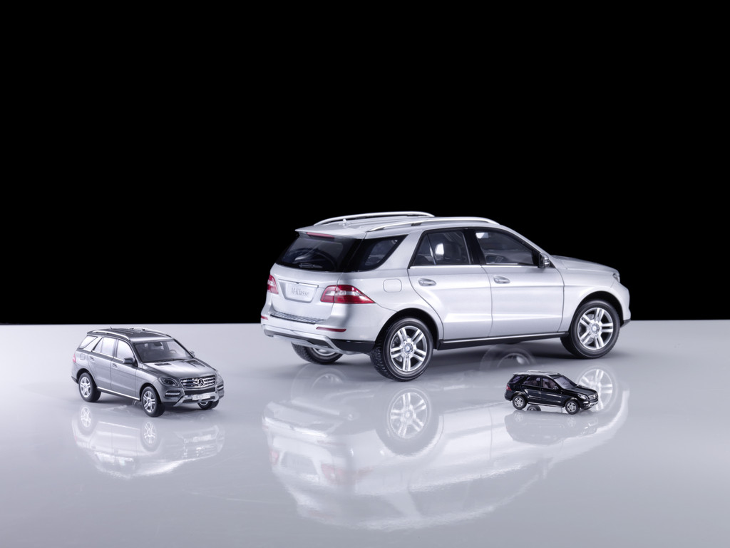Mercedes-Benz B- und M-Klasse als originalgetreue Miniaturen