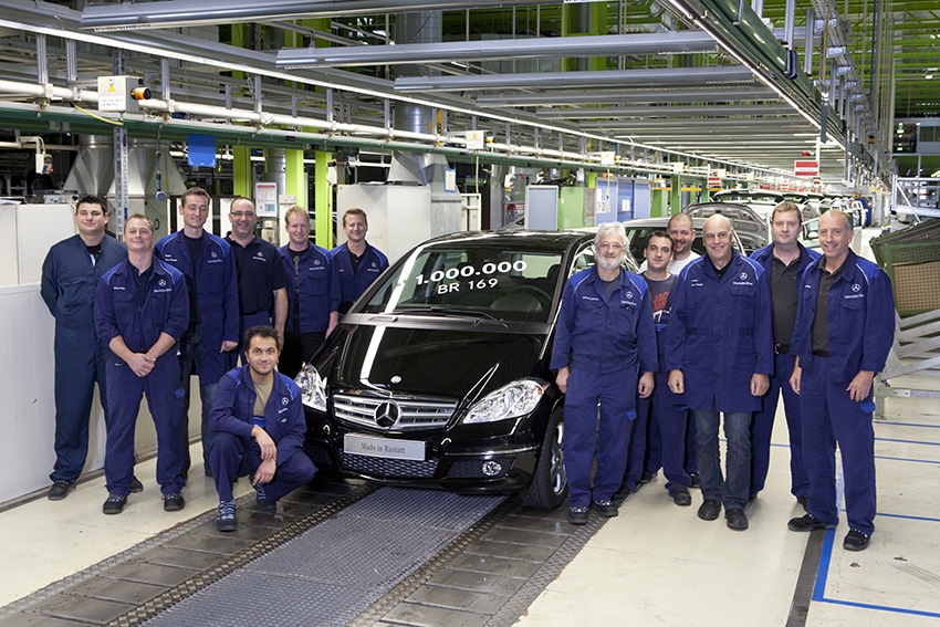 Mercedes-Benz-Werk Rastatt produziert einmillionste A-Klasse