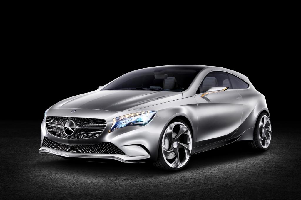 Mercedes hat bereits einen Ausblick auf sein neues Kompaktmodell gegeben