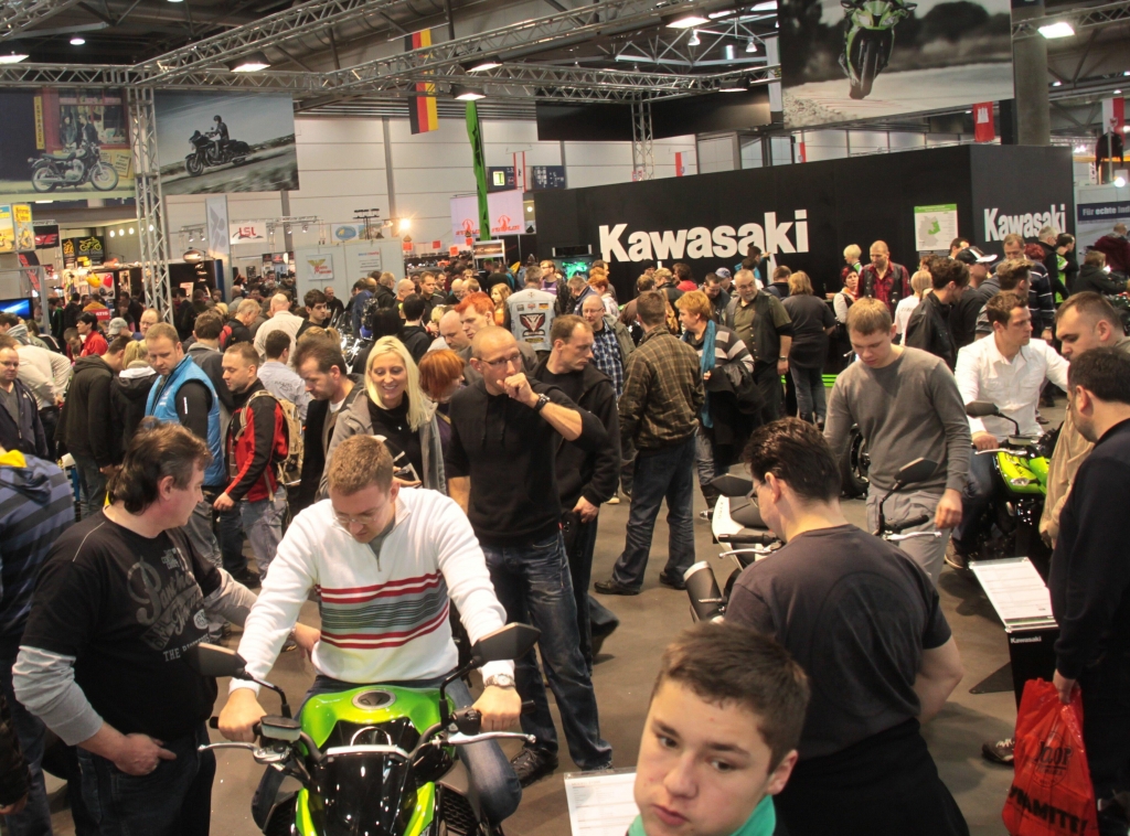 Motorrad Messe Leipzig 2012: Premieren, Neuvorstellungen, Shows und Action