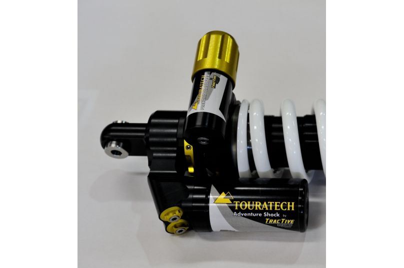 Motorrad Messe Leipzig 2012: Touratech mit Suspension Fahrwerk, Travel Bag und Companero Motorradanzug