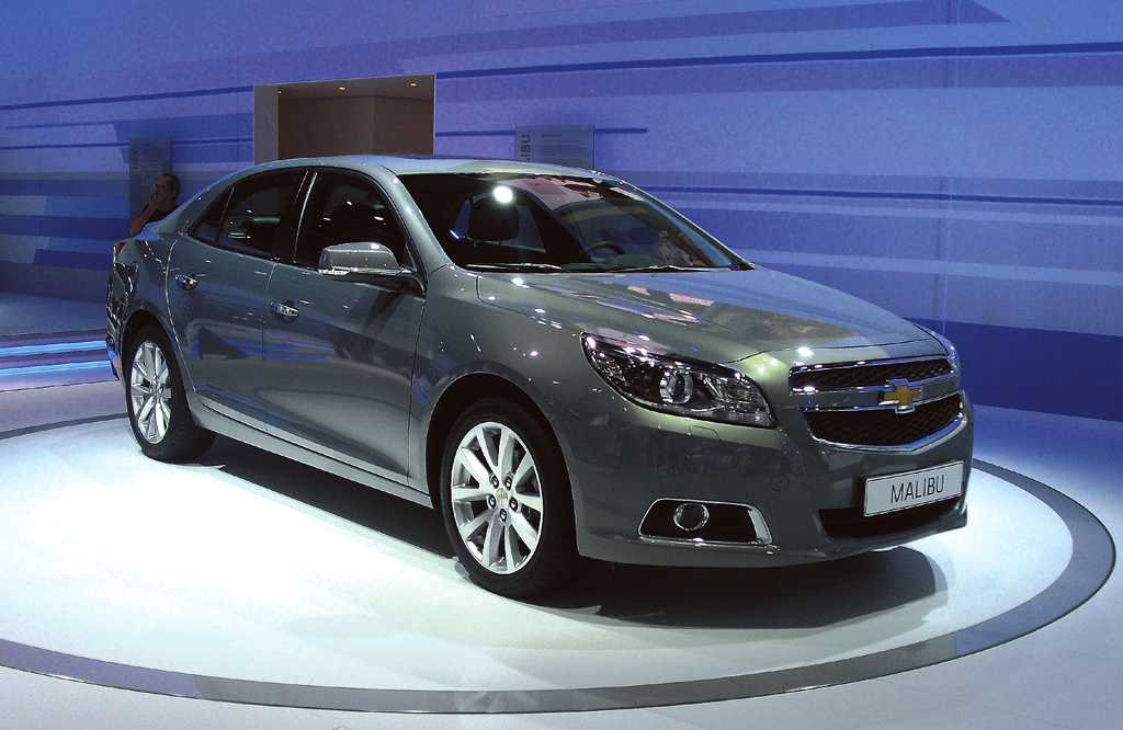 Neu 2012 bei Chevrolet: Malibu, hier bei der IAA 2011 in Frankfurt/Main.