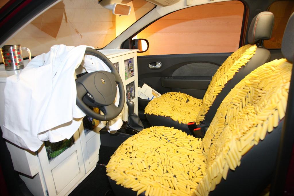 Pasta ist das Motto dieses Entwurfs