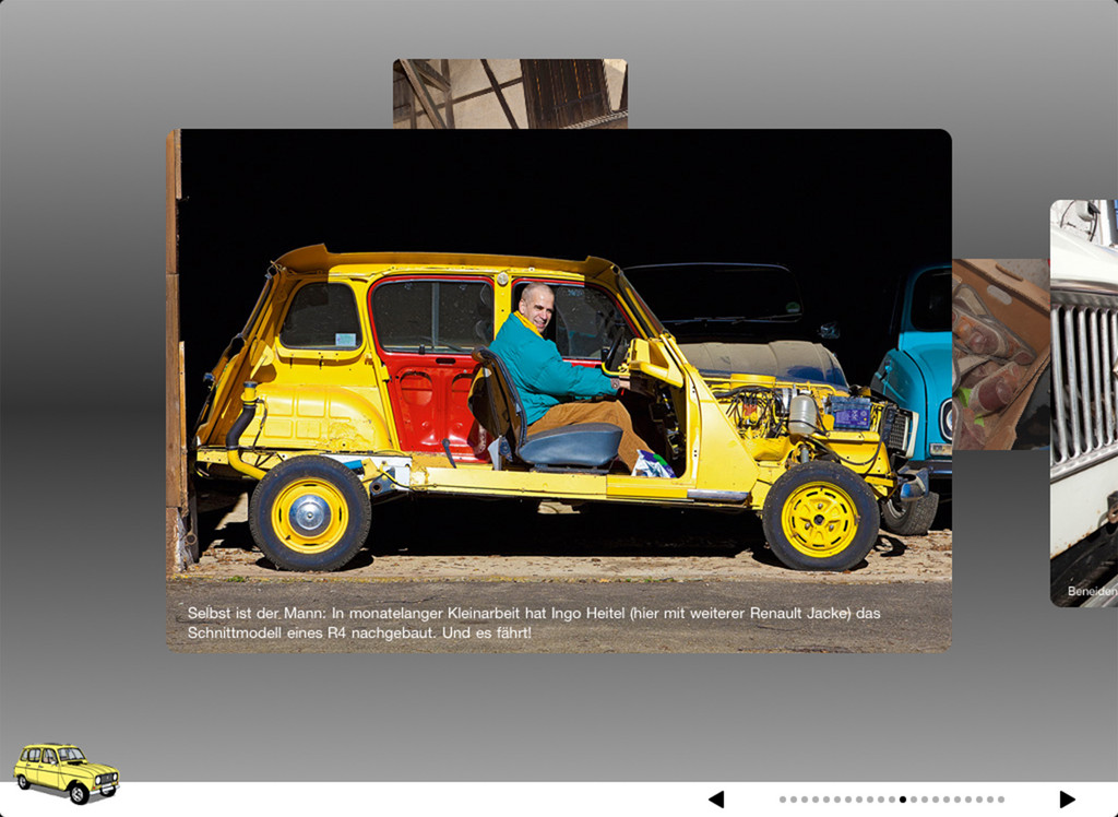 Renault 4, App, 50 Jahre Renault 4.