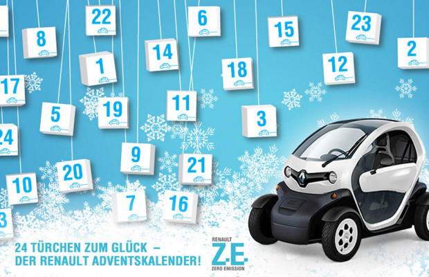Renault verlost Elektrofahrzeug Twizy