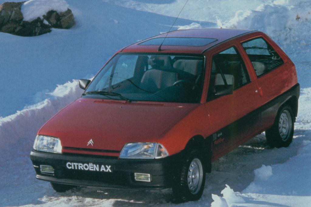 Schnee und schlechte Wege waren für den AX 4x4 kein Problem