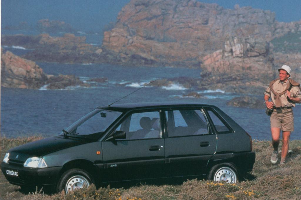 Seit 1991 gab es den AX auch mit Allradantrieb