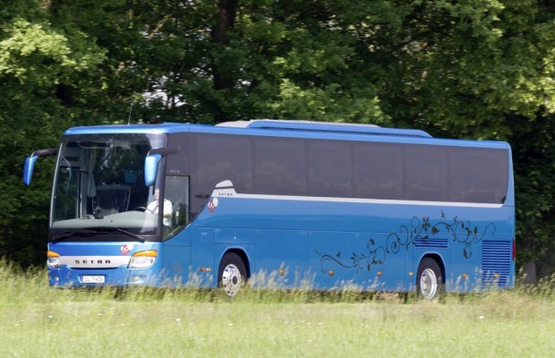 Setra-Busse mit Heckeinstieg