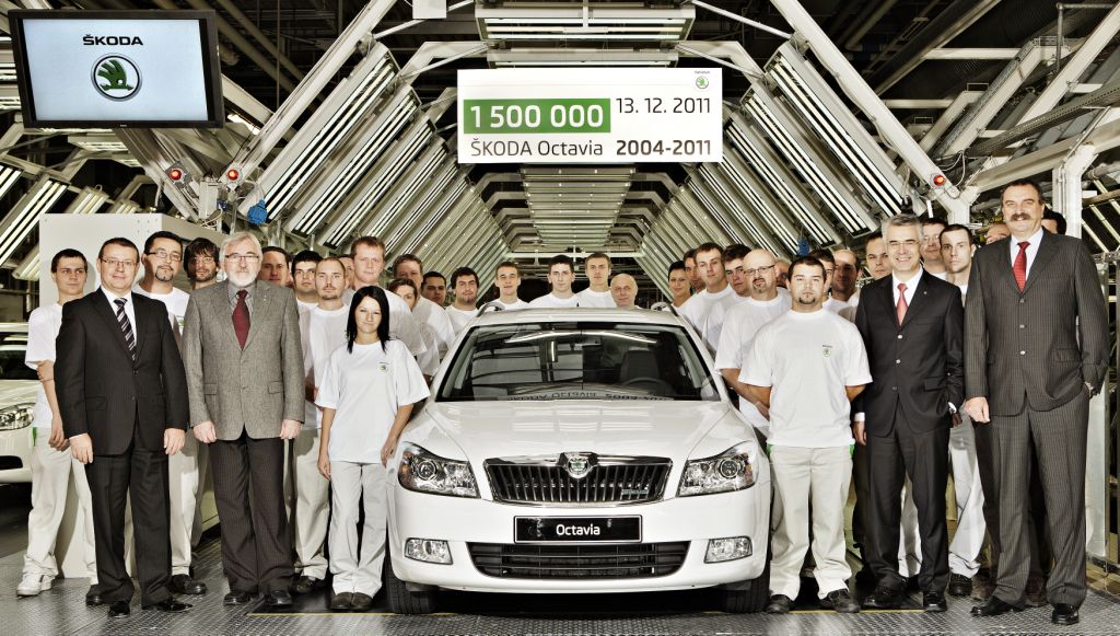 Skoda-Jubiläum: 1,5 Millionen Octavia II seit 2004 produziert