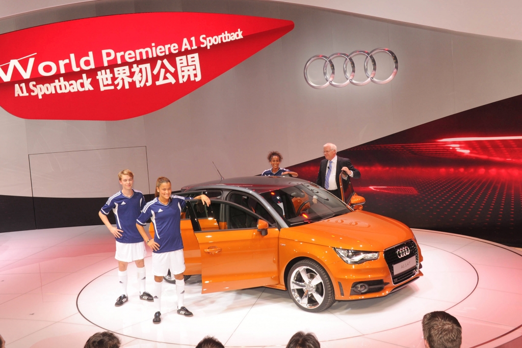 Tokio 2011: Mehr Platz im Audi A1 Sportback