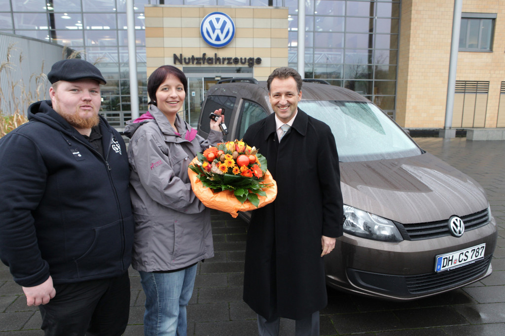 Volkswagen verloste Caddy an nachwuchsfreudige Facebook-User