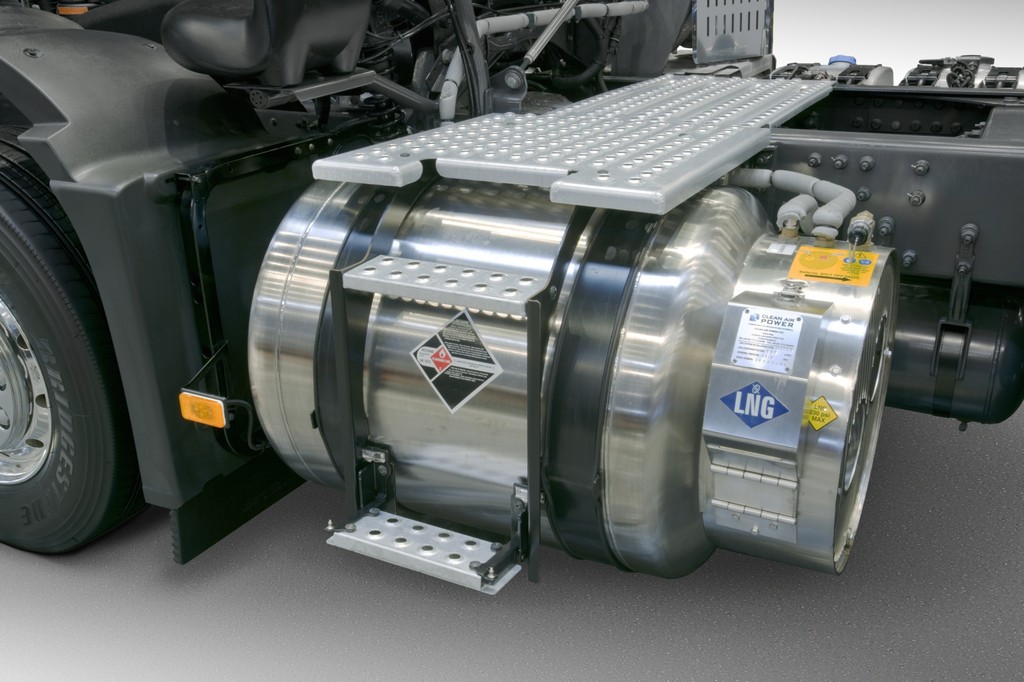 Volvo FM Methan-Diesel.