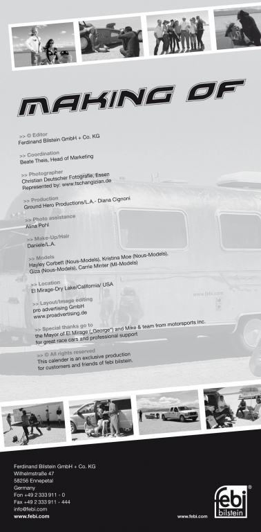 auto.de-Weihnachtsgewinnspiel: febi bilstein Werkstattkalender 2012