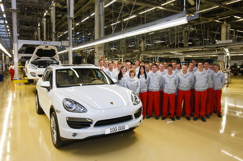 100 000 Porsche Cayenne der neuesten Generation gefertigt
