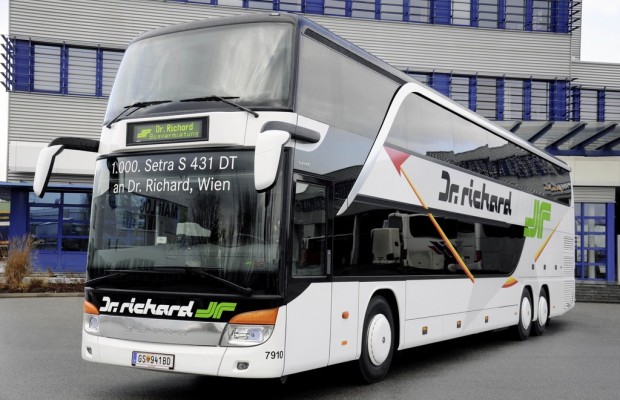 1000. Setra-Doppelstockbus in Österreich im Einsatz