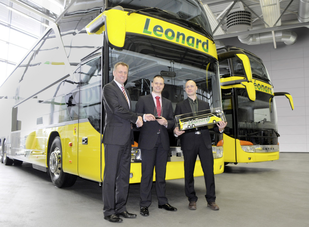 17 Setra-Reisebusse für Belgien