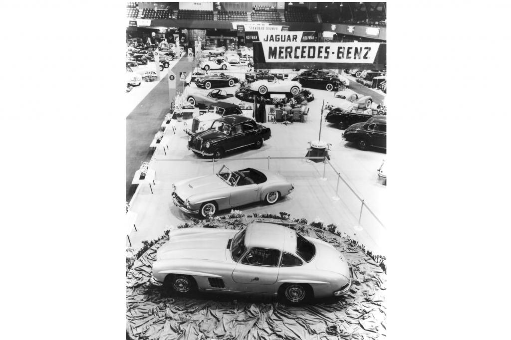 1954 feierten der 300 SL und der 190 SL in New York Premiere
