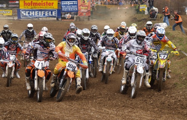 42. Winter-Motocross-Rennen mit starkem Teilnehmerfeld