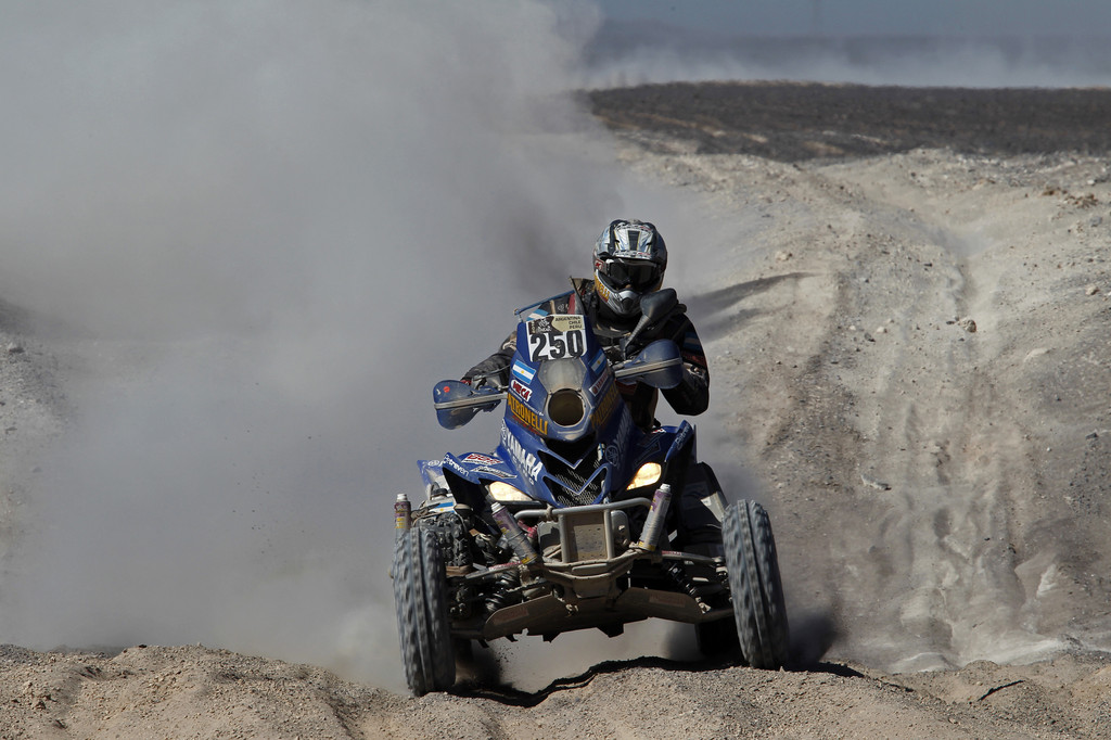 Alejandro Patronelli auf seinem Yamaha-Quad.