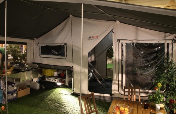 CMT 2012 Stuttgart: Camp Werk präsentiert Anhängerzelte
