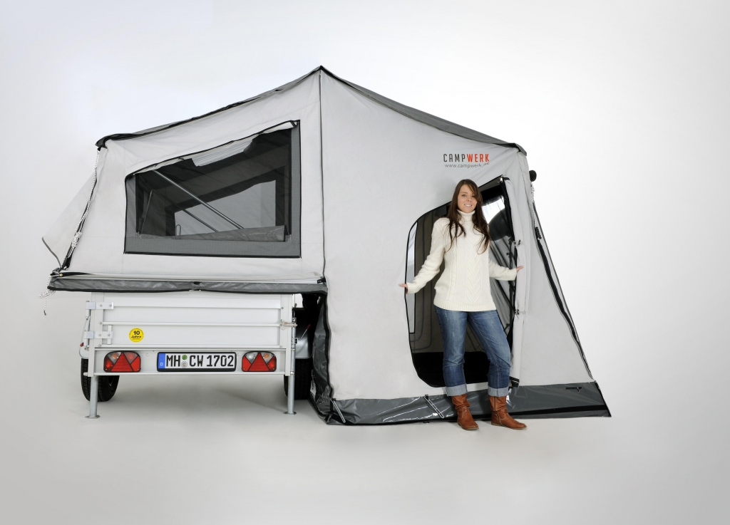 CMT 2012 Stuttgart: Camp Werk präsentiert Anhängerzelte