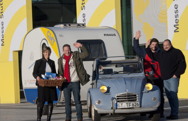 CMT Stuttgart 2012: Caravan-Tramper hat es nach Stuttgart geschafft
