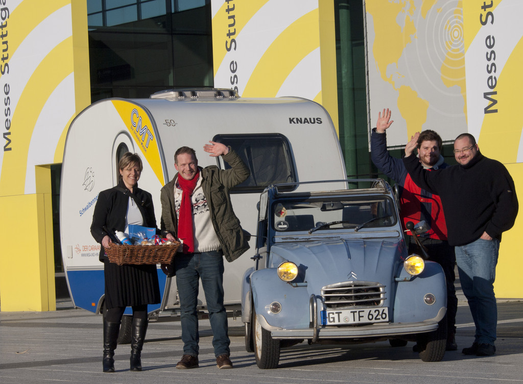CMT Stuttgart 2012: Caravan-Tramper hat es nach Stuttgart geschafft